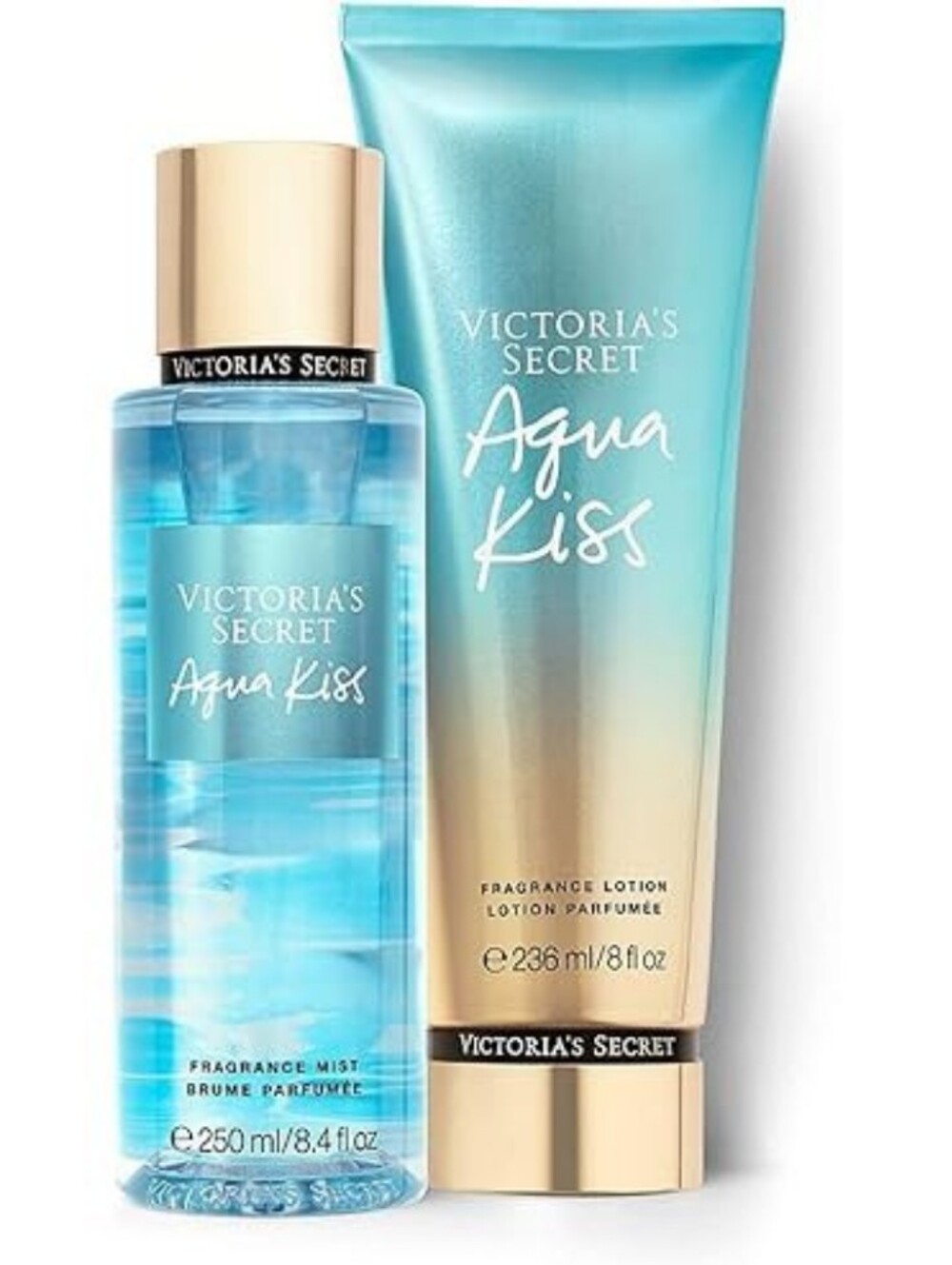 Victoria's Secret Aqua Kiss Mist & Lotion Set